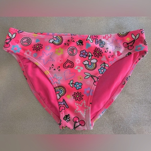 The Children's Place Pink Butterfly Bikini Set (876) - Picture 7 of 11